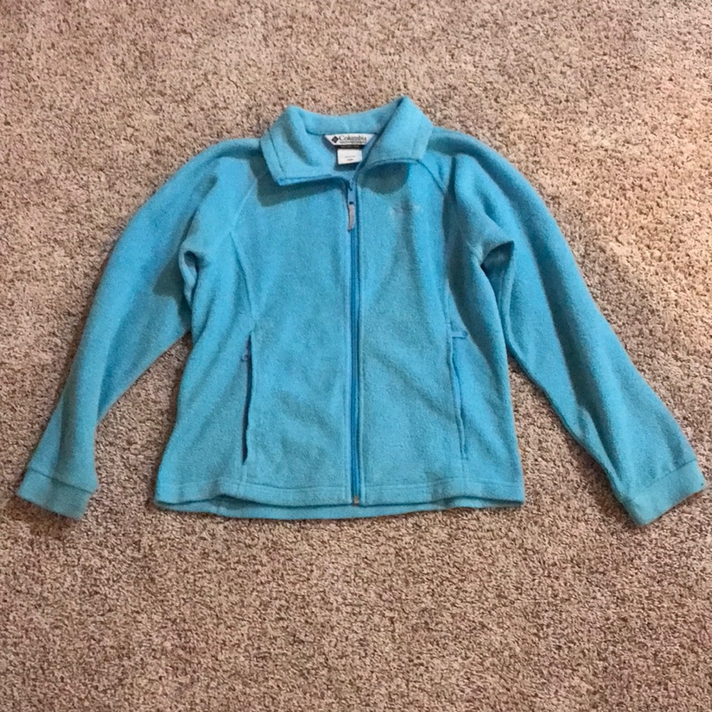 blue columbia jacket